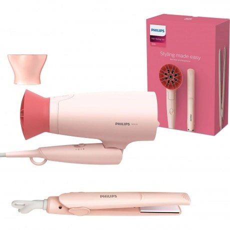 Фен Philips BHP398/00 1600Вт розовый
