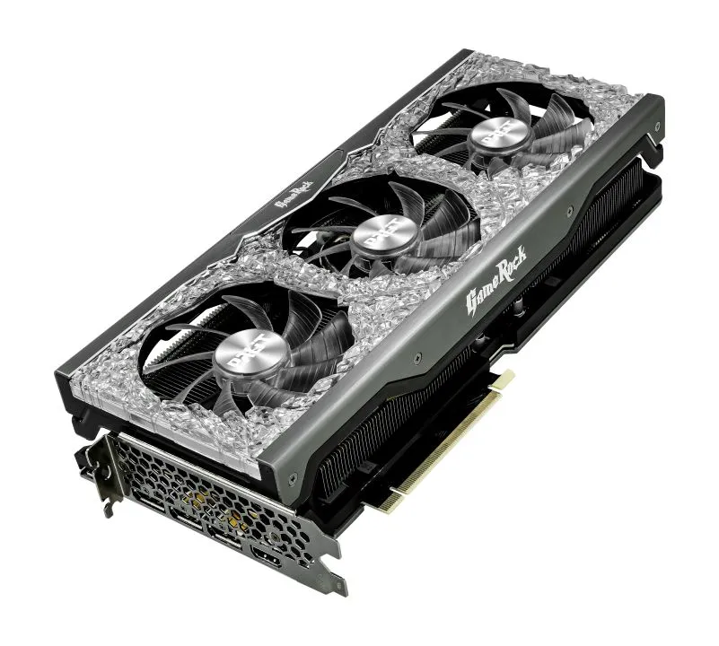 Видеокарта Palit RTX3070 GameRock OC 8Gb (NE63070H19P2-1040G) - фото 1