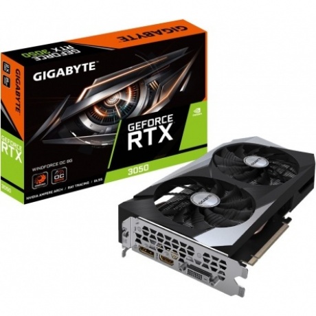 Видеокарта Gigabyte RTX3050 WINDFORCE OC 8GB - фото 1