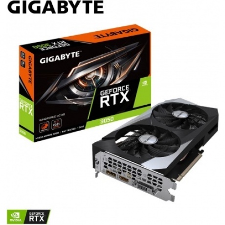 Видеокарта Gigabyte RTX3050 WINDFORCE OC 8GB - фото 2