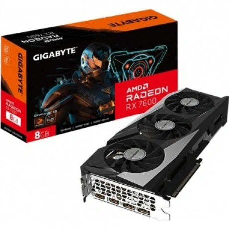 Видеокарта Gigabyte AMD Radeon RX 7600 8192Mb (GV-R76GAMING OC-8...