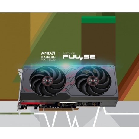 Видеокарта Sapphire RX7600 PULSE 8GB (11324-01-20G) - фото 14