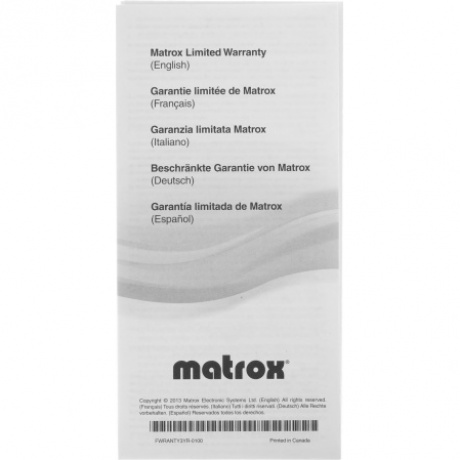 Видеокарта Matrox MURA-MPX40HF 2GB1 - фото 9