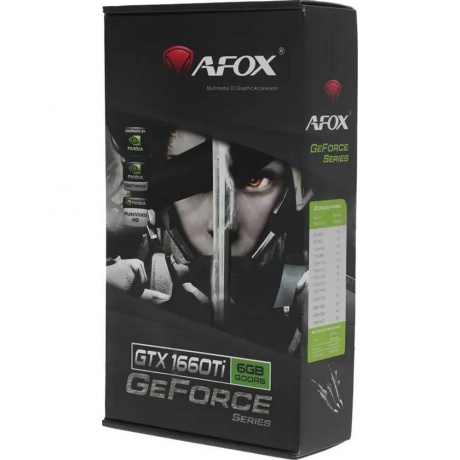 Видеокарта Afox GTX1660Ti 6GB GDDR6 (AF1660TI-6144D6H1-V3) - фото 6