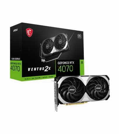 Видеокарта MSI NVIDIA GeForce RTX 4070 12Gb (RTX 4070 VENTUS 2X ...