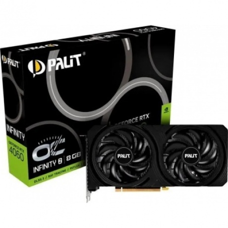 Видеокарта Palit RTX4060 INFINITY 2 OC 8Gb (NE64060S19P1-1070L) - фото 1