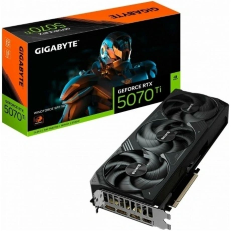Видеокарта Gigabyte RTX5070Ti WINDFORCE SFF 16GB GDDR7 256bit 3x...