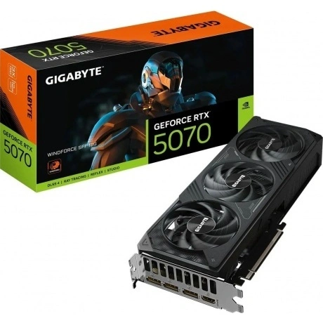 Видеокарта Gigabyte RTX5070 WINDFORCE SFF 12GB GDDR7 192bit 3xDP...