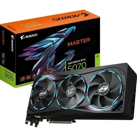 Видеокарта Gigabyte RTX5070 MASTER 12GB GDDR7 192bit 3xDP HDMI 3...