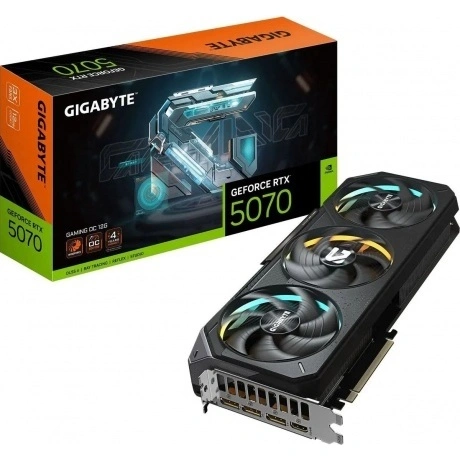 Видеокарта Gigabyte RTX5070 GAMING OC 12GB GDDR7 192bit 3xDP HDM...