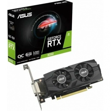 Видеокарта ASUS RTX3050 BRK OC 6GB GDDR6 96bit DVI-D DP HDMI 2FA...