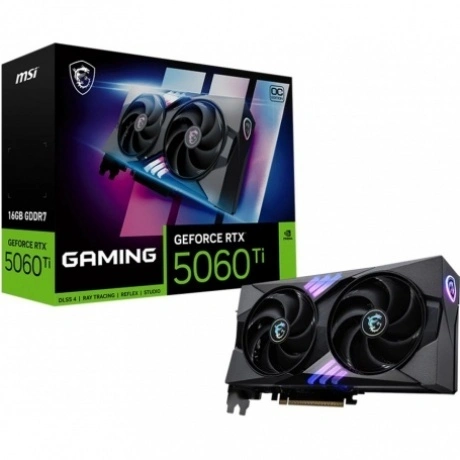 Видеокарта MSI RTX5060Ti GAMING OC 8GB GDDR7 128bit 3xDP HDMI 2F...
