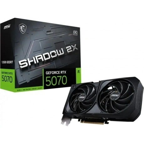 Видеокарта MSI RTX5070 SHADOW 2X OC 12GB GDDR7 192bit 3xDP HDMI ...