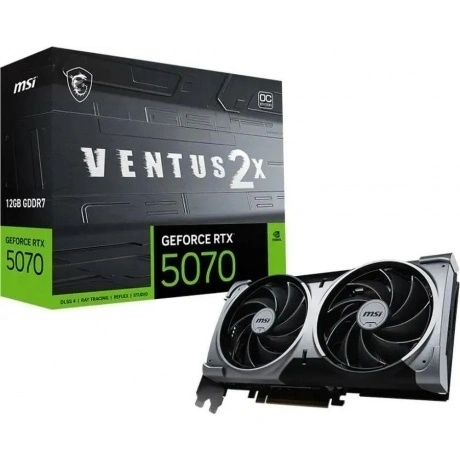 Видеокарта MSI RTX5070 VENTUS 2X OC 12GB GDDR7 192bit 3xDP HDMI ...