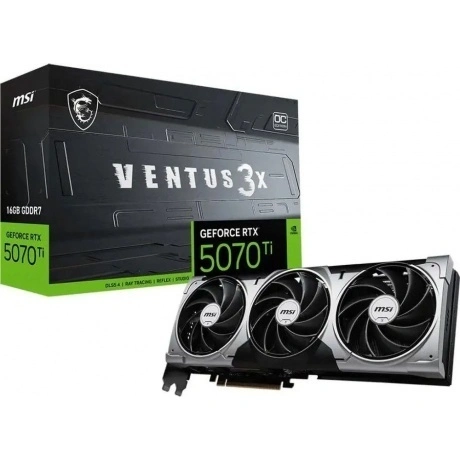 Видеокарта MSI RTX5070Ti 16G VENTUS 3X OC 16GB GDDR7 256bit 3xDP...
