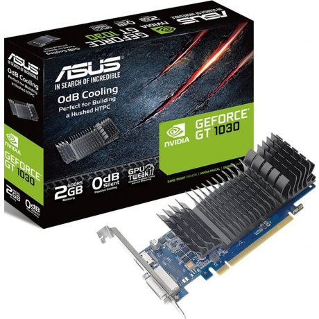 Видеокарта Asus GT1030 2GB GDDR5 64bit (90YV0AT0-M0NA00) - фото 1