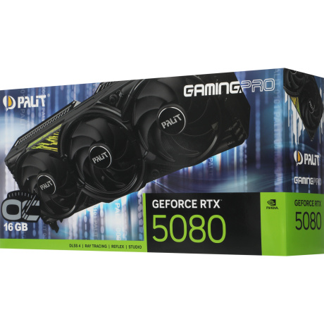 Видеокарта Palit RTX5080 GAMINGPRO OC 16GB GDDR7 (NE75080S19T2-GB2031A) - фото 17