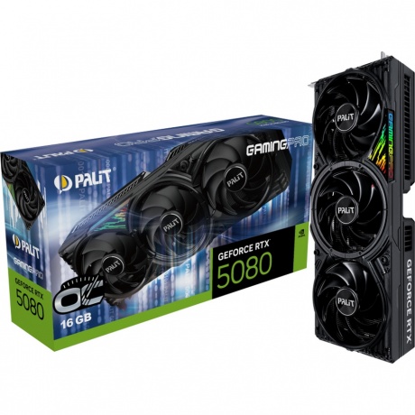 Видеокарта Palit RTX5080 GAMINGPRO OC 16GB GDDR7 (NE75080S19T2-GB2031A) - фото 7