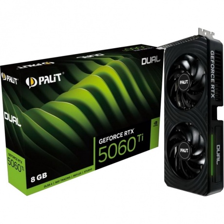Видеокарта Palit RTX5060Ti DUAL 8GB GDDR7 (NE7506T019P1-GB2062D) - фото 2