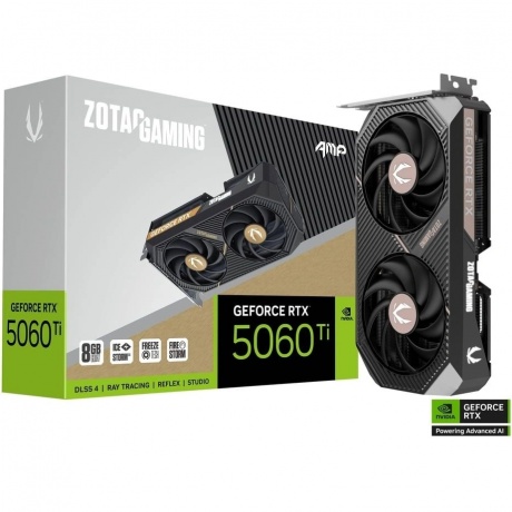 Видеокарта Zotac RTX5060Ti AMP 8GB GDDR7 (ZT-B50610F-10M) - фото 5