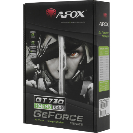 Видеокарта Afox GT730 2GB DDR3 (AF730-2048D3L5) - фото 10