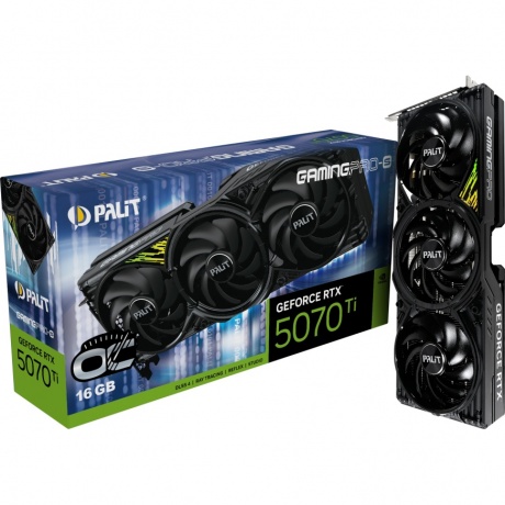 Видеокарта Palit RTX5070Ti GAMINGPRO-S 16GB GDDR7 (NE7507T019T2-GB2031U) - фото 11