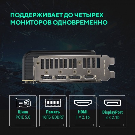Видеокарта Asus GeForce RTX 5070 Ti Prime OC 16GB <90YV0MF0-M0NA00> - фото 12
