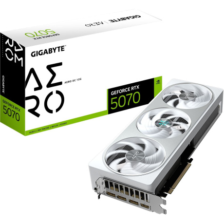 Видеокарта PCIE16 RTX5070 12GB GV-N5070AERO OC-12GD GIGABYTE - фото 9