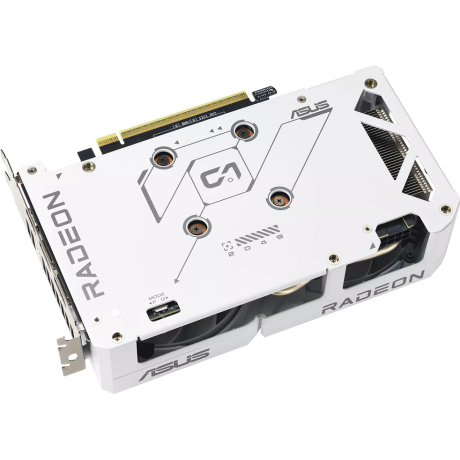 Видеокарта Asus DUAL-RX9060XT-16G-WHITE белый - фото 9