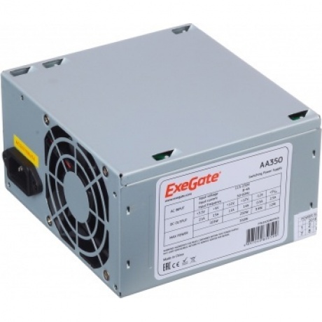 Блок питания ExeGate 350W ATX-AA350 (EX253681RUS) Grey - фото 1