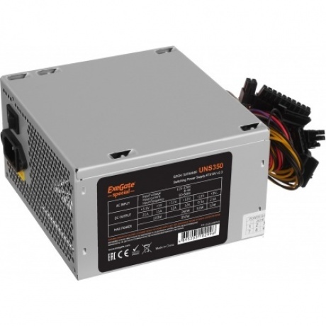 Блок питания ExeGate 350W UNS350 (ES261566RUS) - фото 1