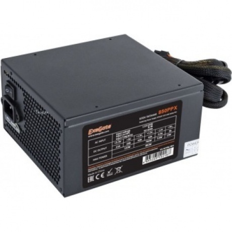 Блок питания ExeGate 850W ATX-850PPX RTL (EX259613RUS) Black - фото 1