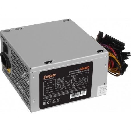 Блок питания ExeGate 450W ATX-UN450 (EX244554RUS-S) Grey - фото 1