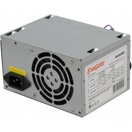 Блок питания ExeGate 400W ATX-AAA400 (ES259590RUS-S) Grey - фото 1