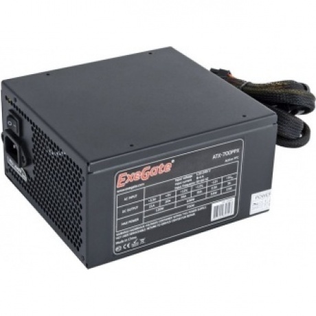 Блок питания ExeGate 700W ATX-700PPX (EX220362RUS) Black - фото 1