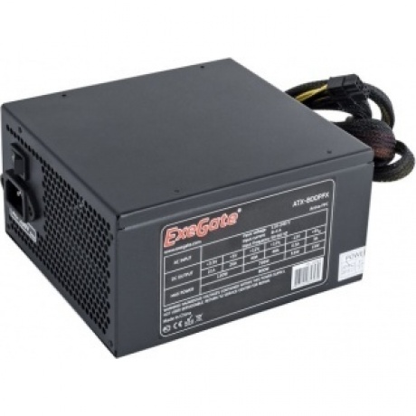 Блок питания ExeGate 800W ATX-800PPX (EX220363RUS) Black - фото 1