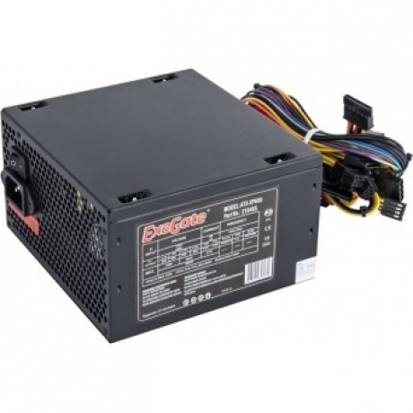 Блок питания ExeGate 600W ATX-XP600 (EX219465RUS) Black - фото 1