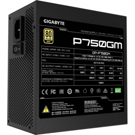 Блок питания Gigabyte 750W GP-P750GM - фото 2
