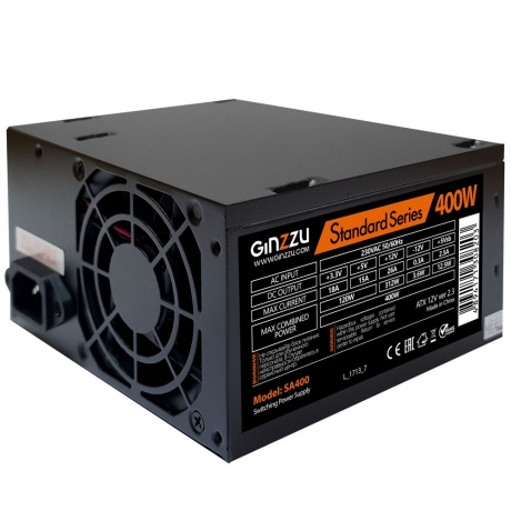 Блок питания Ginzzu 400W SA400 - фото 1