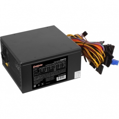 Блок питания ExeGate 550W 550PPX (EX282073RUS) Black - фото 2