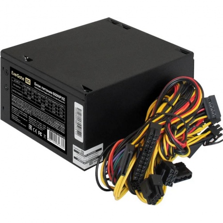 Блок питания Exegate 600NPXE 600W ATX SC (EX221639RUS-S) - фото 2