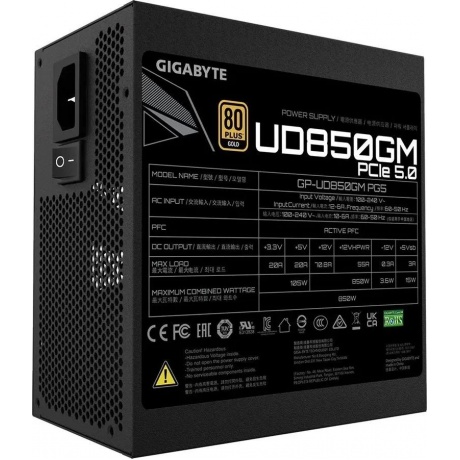 Блок питания Gigabyte ATX 850W (28200-U85GP-2EUR) - фото 4