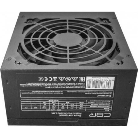 Блок питания CBR 500W (PSU-ATX500-12EC) - фото 4