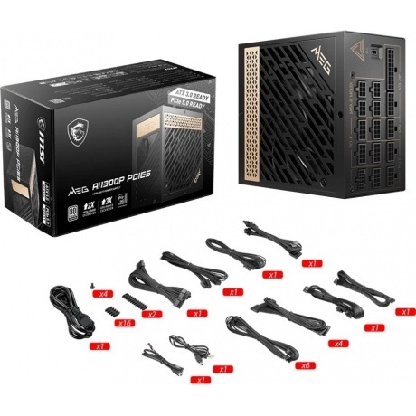 Блок питания MSI MEG Ai1300P 1300W (306-7ZP4A11-CE0) - фото 4