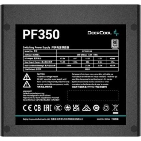 Блок питания Deepcool ATX 350W PF350 80 PLUS RTL - фото 3