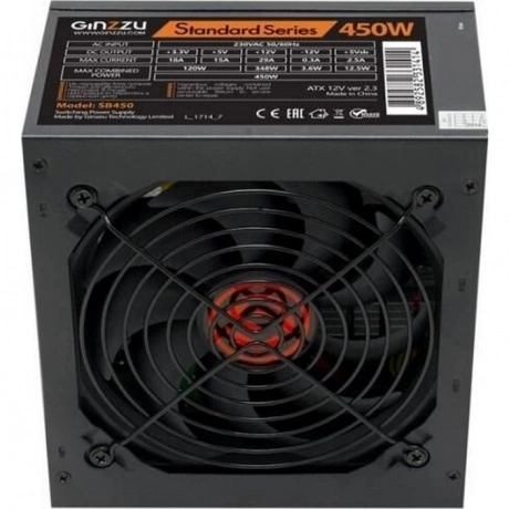 Блок питания Ginzzu SB450 12CM