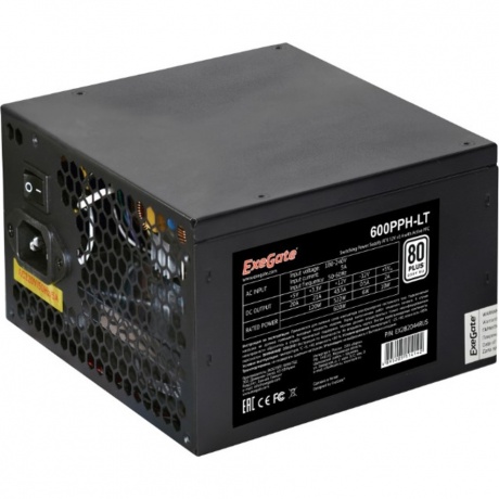 Блок питания ExeGate 500W 500PPH ATX black (EX280577RUS) - фото 2