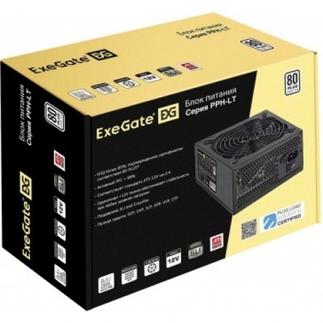 Блок питания ExeGate 450W 450PPH-LT black (EX292150RUS) - фото 5
