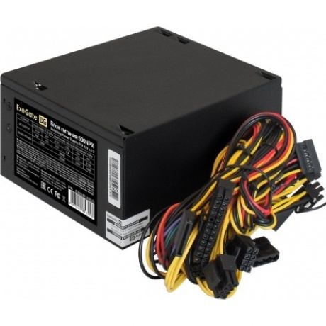 Блок питания ExeGate 500W 500NPX black (EX224734RUS-PC) - фото 1