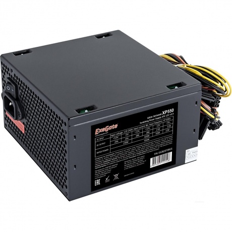 Блок питания ExeGate 550W XP550 black (EX282070RUS-PC) - фото 1